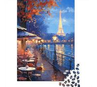 Puzzle Noche de otoño de París De 1000 Piezas Interesante Rompecabezas para Adultos De 1000 Piezas Juego Entretenimento 70x50cm/1000pcs