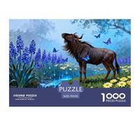 Puzzle Ñu 1000 Piezas - para Adultos Puzzle De Arbusto de Flores, Juego EduGatoivo, Decorativo, Regalo Original 70x50cm/1000pcs