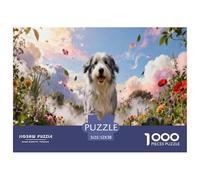 Puzzle Old English Sheepdog 1000 Piezas - para Adultos Puzzle De Jardín, Desafío Mental Y Juego Complejo, Arte Decorativo, Regalo Ideal 52x38cm/1000pcs