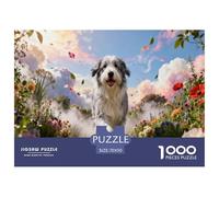 Puzzle Old English Sheepdog 1000 Piezas - para Adultos Puzzle De Jardín, Desafío Mental Y Juego Complejo, Arte Decorativo, Regalo Original 70x50cm/1000pcs