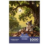 Puzzle Old English Sheepdog 1000 Piezas - para Adultos Puzzles De Bosque, Juego Divertido E Instructivo, Arte Decorativo, Regalo Original 38x26cm/1000pcs