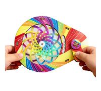 Puzzle óptico de madera - Juego de construcción giratorio entrelazado, juguetes ópticos DIY para niñas, niños, adultos, adolescentes, familias, juegos educativos de pensamiento para aprender y