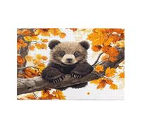 Puzzle Oso 5000 Piezas Árbol Puzzle Grande Adultos de Madera con Cajas y Cartel, Juegos Divertido/Difícil/Colorido/Desafiante/Intelectual, Decoración de Habitación del Hogar, Regalos Mujer 1T-1298