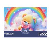 Puzzle Oso Nube De 1000 Piezas Interesante Rompecabezas para Adultos De 1000 Piezas Obra De Arte Regalo 38x26cm/1000pcs