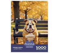 Puzzle Otoño Bullperro De 1000 Piezas Interesante Rompecabezas Hombres Y Mujeres De 1000 Piezas Decoracion Entretenimento 70x50cm/1000pcs