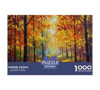 Puzzle Otoño De 1000 Piezas Interesante Rompecabezas Hombres Y Mujeres De 1000 Piezas Juego Regalo 38x26cm/1000pcs