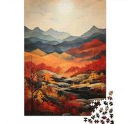 Puzzle otoño Paisaje montaña De 1000 Piezas Interesante Rompecabezas Adultos De 1000 Piezas Juego Regalo 70x50cm/1000pcs