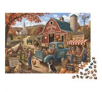 Puzzle Otoño, Temporada de 1000 Piezas, Regalo para Fans de Puzzle