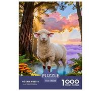 Puzzle Oveja 1000 Piezas - para Adultos Puzzle De Reino Secreto Bosque, Juego para Toda La Familia Arte Decorativo, Regalo Original 38x26cm/1000pcs