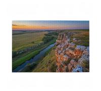 Puzzle Paisaje Puzzle 1500 Piezas Atardecer Imposible, DIY Obra de Arte de Juego de Rompecabezas para Adultos, Rompecabezas de Impresión de Alta Definición Multicolor, Decoracion Hogar 87x57cm D-272