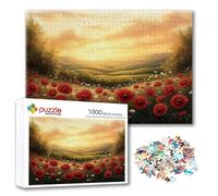 Puzzle Paisaje Puzzle 1500 Piezas Flor, Rompecabezas Imposible Desafiante, Adultos Madera jigsaw, Juegos de Rompecabezas para Toda la Familia con Reducción de Presión, Regalos para Mujeres Hombres A-1