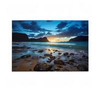 Puzzle Paisaje Puzzle 300 Piezas Charla del mar Imposible, Obra de Arte de Juego de Rompecabezas para Adultos, Rompecabezas de Impresión de Alta Definición Multicolor, Decoracion Hogar 38x26cm D-603