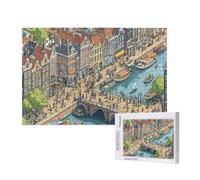 Puzzle Paisaje Puzzle 300 Piezas,Villa Rompecabezas Desafiante,Juego Puzzles Adultos,Impresión de Alta Definición Colorido Puzzles Madera con Caja de Regalo,Home Decoration,Regalo Mujer,p48t
