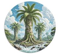 Puzzle Palma Árbol 1000 Piezas A Partir De 14 Años Juego Relajante De Cartón Rompecabezas Palmaera Gigante Decorativo Regalo Ideal 1000pcs (67.5x67.5cm)