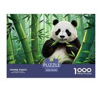 Puzzle Panda 1000 Piezas para Adultos, Puzzle Bosque de bambú Adultos, Juego Didáctico Regalos Creativos 70x50cm/1000pcs