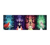 Clementoni – Puzzle adulto 1000 piezas Panorama Princess Compact Box, Walt Disney, 39894
