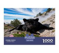 Puzzle Pantera Negra 1000 Piezas - para Adultos Puzzle De Precipicio, Juego Divertido E Instructivo Arte Decorativo, Regalo Original 70x50cm/1000pcs