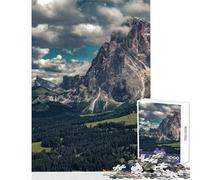 Puzzle para Adolescentes 1000 Piezas Alpe Di Siusi Juguetes antiestrés Regalos de cumpleaños Juego práctico Lista de Deseos con Papá Noel Tamaño 38x26cm