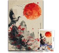 Puzzle para Adolescentes, 1000 Piezas, Fénix Mirando al Sol, decoración, Juego práctico, Regalo de Amigo Secreto (tamaño 50x75cm)