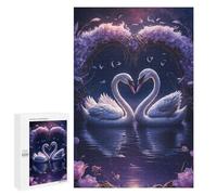 Puzzle para adolescentes 1000 piezas Love in The Night Sky Puzzle para adultos, juego familiar, regalo de cumpleaños, interacción entre padres e hijos, 1000 piezas