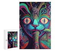 Puzzle para adolescentes 1000 piezas rompecabezas gato retrato 7 rompecabezas para adolescentes juguetes de bricolaje difíciles desafíos únicos regalos de cumpleaños 1000 piezas