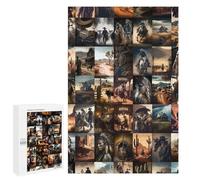 Puzzle para adolescentes, 1000 piezas, vaquero occidental, rompecabezas para adultos, juego familiar, regalo de cumpleaños, interacción entre padres e hijos, 1000 piezas