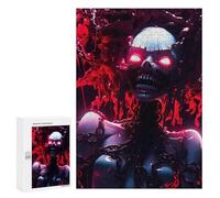 Puzzle para adolescentes 300 piezas encadenado a los rompecabezas oscuros para adultos, juegos divertidos, decoración del hogar, regalos de cumpleaños y regalos únicos, 300 piezas