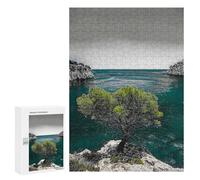 Puzzle para adolescentes, 300 piezas, Isla con árbol en agua, rompecabezas para adultos, juego familiar, regalo de cumpleaños, interacción entre padres e hijos, 300 unidades