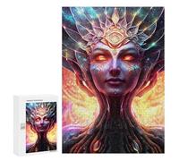 Puzzle para adolescentes, 300 piezas, rompecabezas de retrato de diosa galáctica para adultos, juegos divertidos, decoración del hogar, regalos de cumpleaños y regalos únicos, 300 piezas