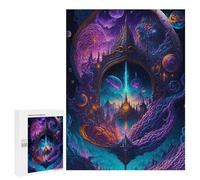 Puzzle para adolescentes 500 piezas Portal de fantasía a otro mundo -1 rompecabezas para adultos Juegos de pensamiento Decoración del hogar Actividades divertidas en el hogar 500 piezas
