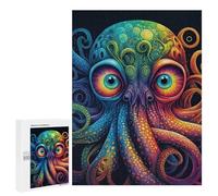 Puzzle para adolescentes, 500 piezas, rompecabezas de pulpo colorido para adultos, juegos divertidos, decoración del hogar, regalos de cumpleaños y regalos únicos, 500 piezas