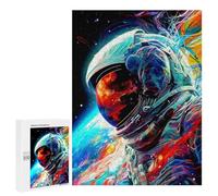 Puzzle para adolescentes, 500 piezas, viaje de astronauta cósmico, 3 rompecabezas para adultos, juegos divertidos, decoración del hogar, regalos de cumpleaños y regalos únicos, 500 piezas