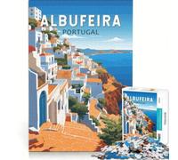 Puzzle para Adolescentes de 1000 Piezas: Albufeira te Espera Juguetes para armar, interacción Entre Padres e Hijos, cumpleaños y Navidad 38x52cm