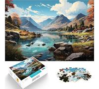 Puzzle para adultos, 1000 piezas, arte paisajístico, juego de preguntas, 50 x 70 cm, decoración de pared, cumpleaños único, niños a partir de 14 años