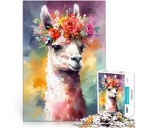 Puzzle para adultos, 1000 piezas, baby alpaca, juegos de relajación, 38 x 52 cm, diversión para el hogar, actividades en casa, regalo de cumpleaños, regalos de viaje