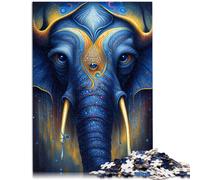 Puzzle para adultos 1000 piezas Brujería de elefantes para regalos Puzzle 50x70cm Juego estimulante y juego familiar para adolescentes de 14 años y más