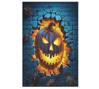 Puzzle para adultos, 1000 piezas, calabaza de Halloween, rompecabezas de madera, regalos de cumpleaños, rompecabezas de decoración de pared 78 × 53 cm