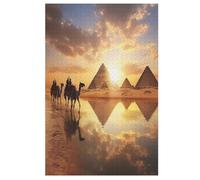 Puzzle para adultos, 1000 piezas, camello animal, rompecabezas de madera, regalos de cumpleaños, rompecabezas de pared 78 × 53 cm