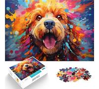Puzzle para adultos, 1000 piezas, caniche, diversión familiar, 50 x 70 cm, desafío para la inteligencia cerebral, juguete adictivo para adolescentes a partir de 14 años