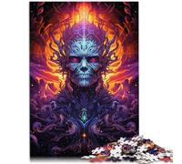 Puzzle para adultos, 1000 piezas, colorido demonio del infierno, juguete de entretenimiento familiar, mejora la memoria, adecuado para jóvenes a partir de 14 años, 50 x 75 cm