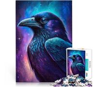 Puzzle para adultos 1000 piezas Cuervo para regalos de rompecabezas Ayuda al cerebro a ejercitar juguetes adictivos para cultivar la paciencia 19.7" x 29.5"