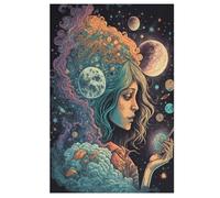 Puzzle para adultos 1000 piezas de éxtasis cósmico rompecabezas de madera creativos, juego práctico, decoración familiar, 78 × 53 cm