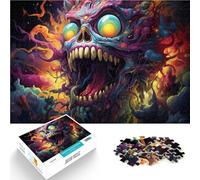 Puzzle para adultos, 1000 piezas, demonio del infierno, puzle difícil para toda la familia a partir de 14 años, 50 x 75 cm