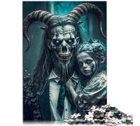 Puzzle para adultos, 1000 piezas, diablo de cabra, rompecabezas, 26 x 38 cm, toda la familia a partir de 14 años