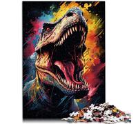 Puzzle para adultos, 1000 piezas, dinosaurios galaxias, juegos educativos para el hogar, juguetes de bricolaje, regalo de cumpleaños, regalo adecuado para adolescentes a partir de 14 años, 26 x 38 cm
