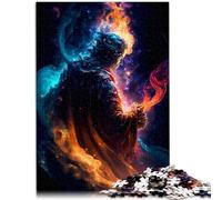 Puzzle para adultos, 1000 piezas, dios de las estrellas, juegos educativos para el hogar, juguetes de bricolaje, alivio del estrés, desafío difícil para adolescentes a partir de 14 años, 26 x 38 cm