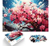 Puzzle para adultos, 1000 piezas, diseño de flores de manzana, una obra de arte para adolescentes a partir de 14 años, 26 x 38 cm