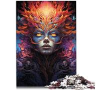 Puzzle para adultos, 1000 piezas, diseño de Señor del Infierno, decoración del hogar, rompecabezas, mejora la memoria, adecuado para jóvenes a partir de 14 años, 26 x 38 cm