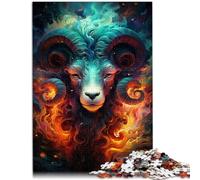 Puzzle para adultos, 1000 piezas, el dios de la cabra, juego sofisticado, rompecabezas, 38 x 52 cm, alivio del estrés, Staycation Matar el tiempo