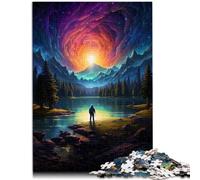 Puzzle para adultos, 1000 piezas, "El mundo solo ver", juego de preguntas 26 x 38 cm, alivio del estrés, difícil desafío para niños a partir de 14 años